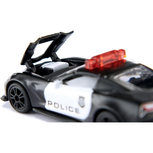 Samochodzik Chevrolet Corvette ZR1 Police model metalowy SIKU S1545